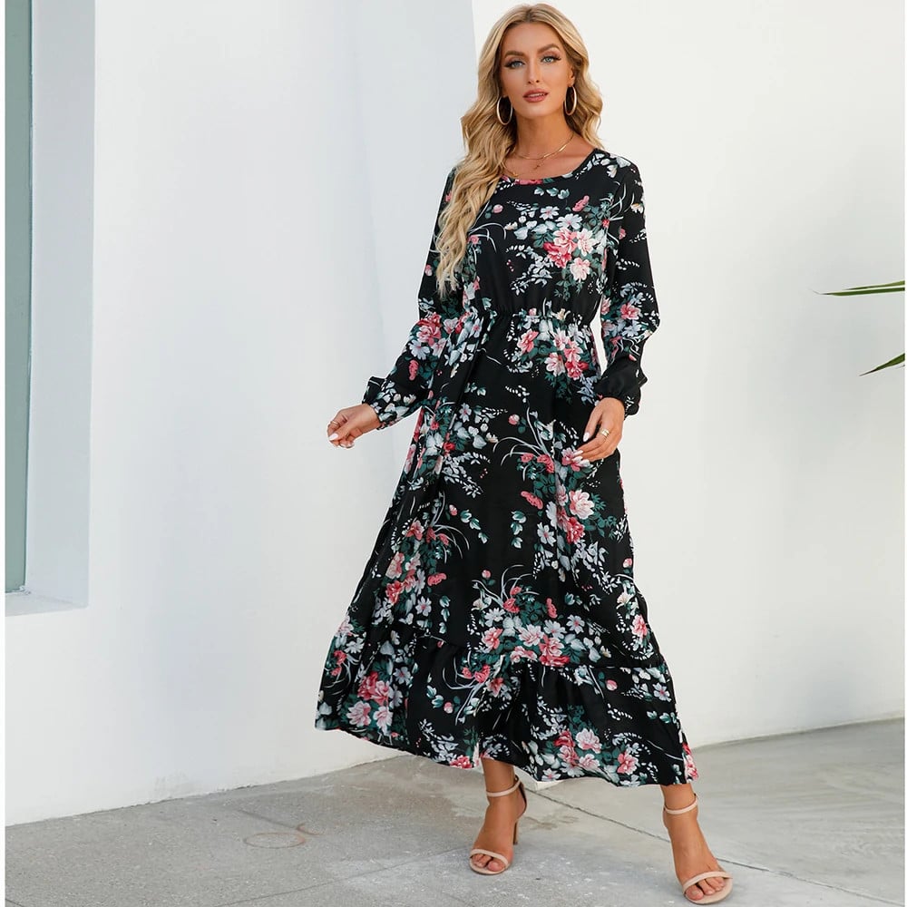Mirena Summer Bohemian Maxi Dress