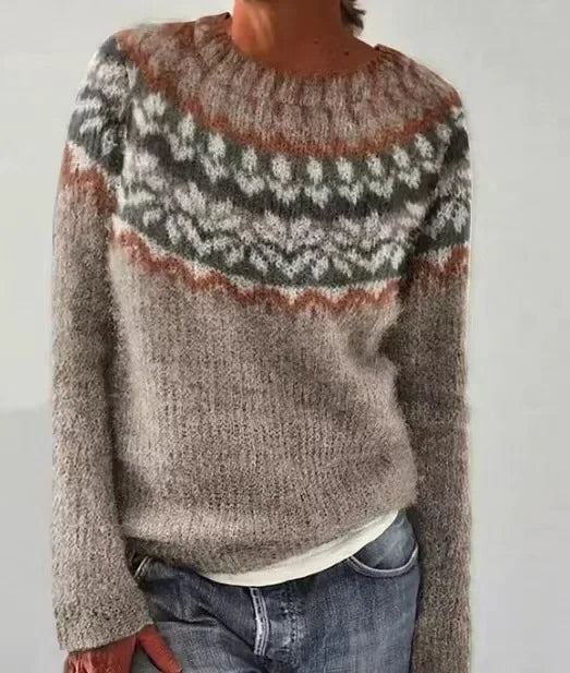Iza Cozy Fair Isle Sweater