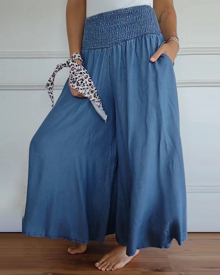 Nina Pants with Elastic Waist