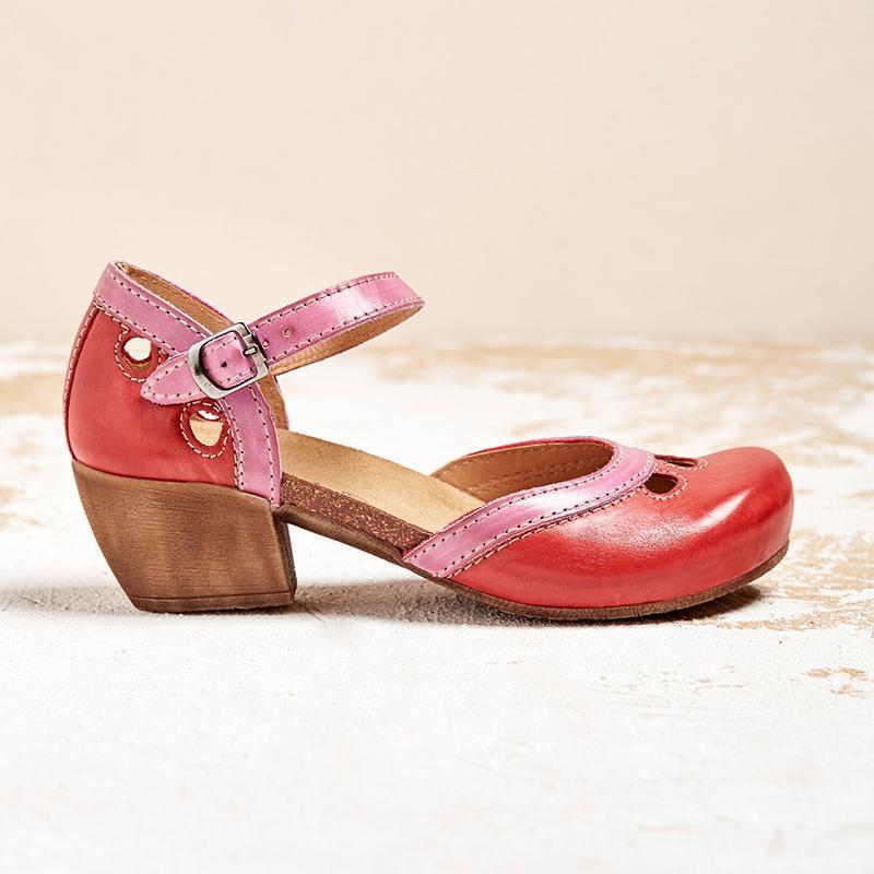 Alica Orthopedic Sandals With Low Heels