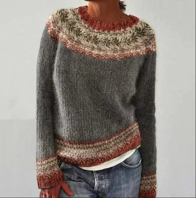 Iza Cozy Fair Isle Sweater
