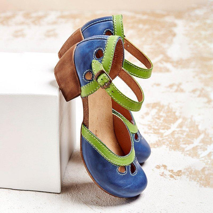 Alica Orthopedic Sandals With Low Heels