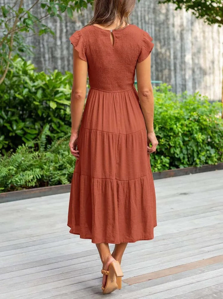 Aruba Elegant Dress with Tummy Coverage