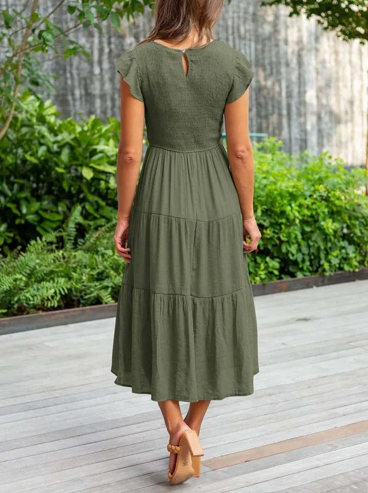 Aruba Elegant Dress with Tummy Coverage