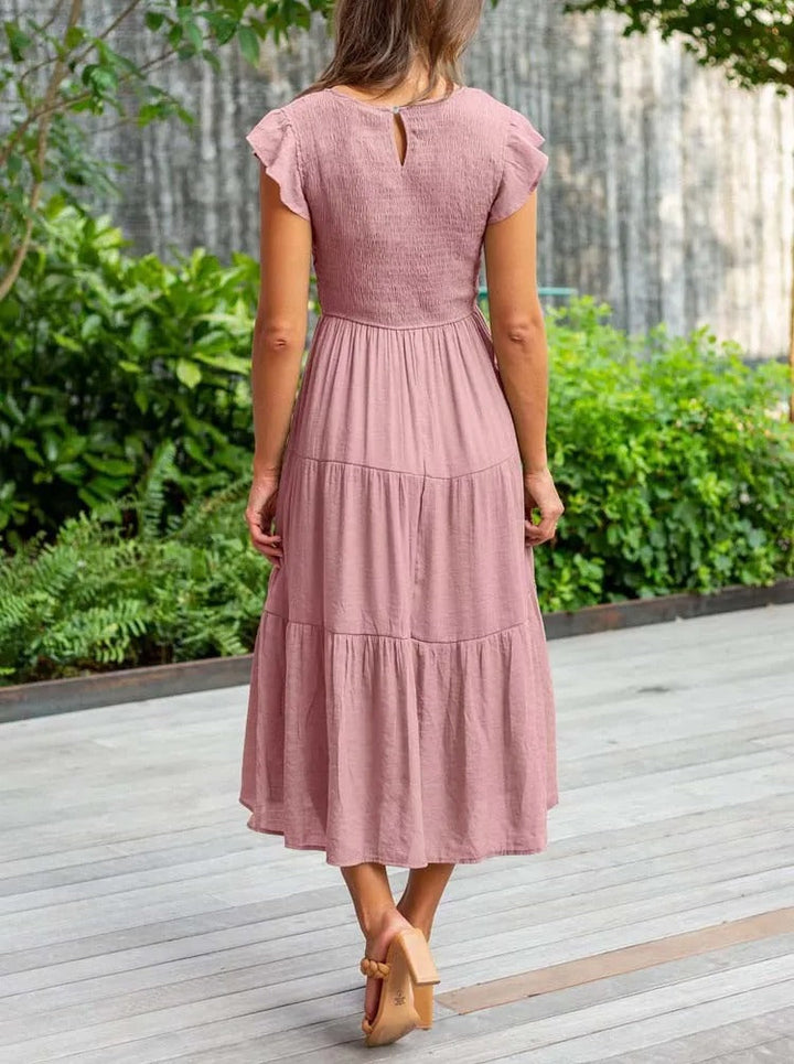 Aruba Elegant Dress with Tummy Coverage