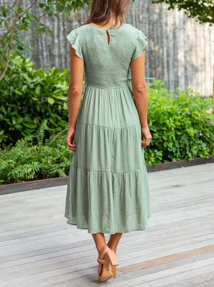 Aruba Elegant Dress with Tummy Coverage