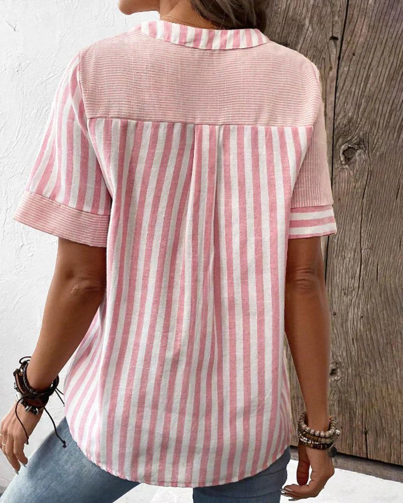 Bianca Blouse With Unique Print