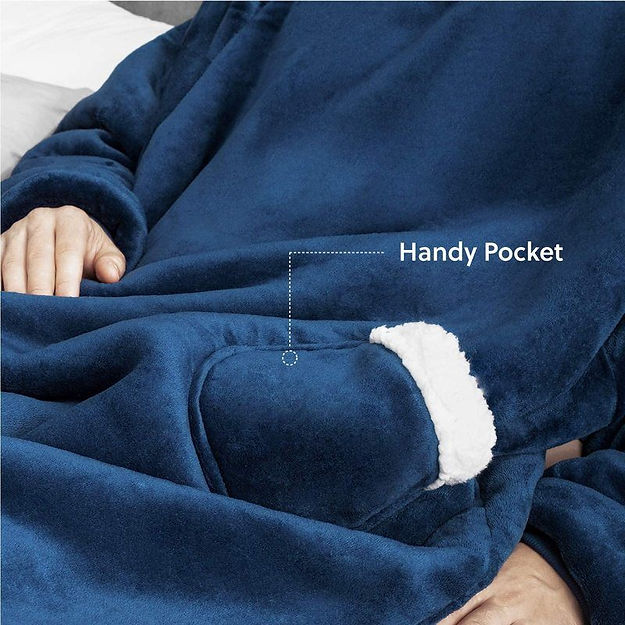 CozyWrap - Casual Unisex Hooded Wearable Blanket