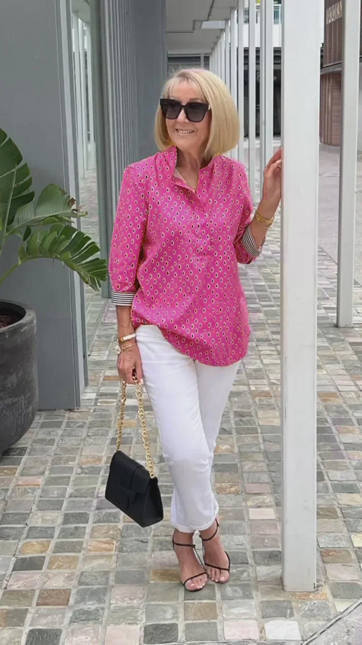 Sabina 3/4 Sleeve Elegant Top