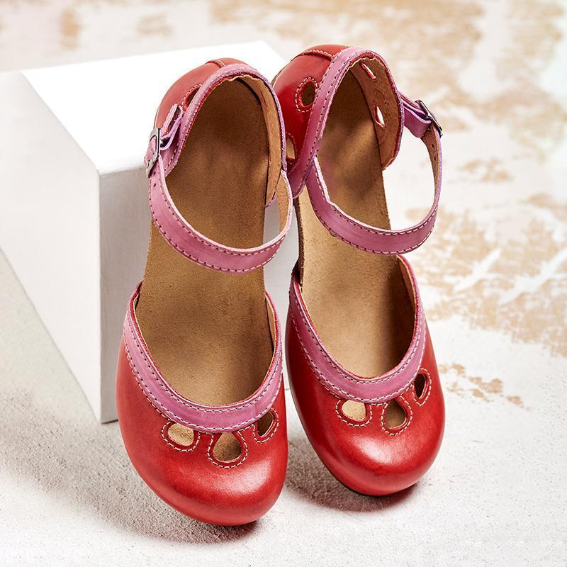 Alica Orthopedic Sandals With Low Heels