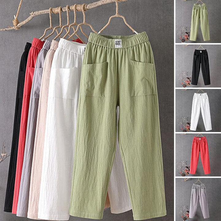 Angela Linen blend Trousers