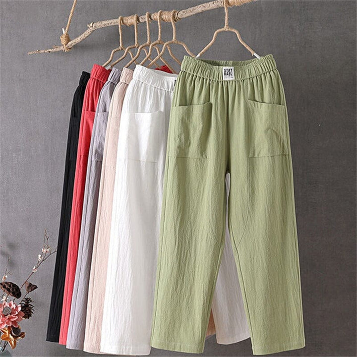 Angela Linen blend Trousers