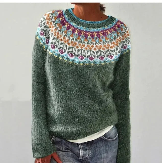 Iza Cozy Fair Isle Sweater