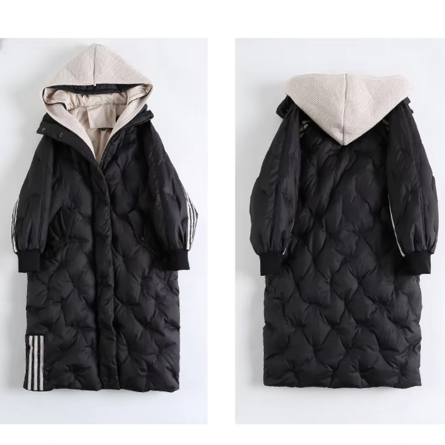 Nara Quilted Hooded Coat