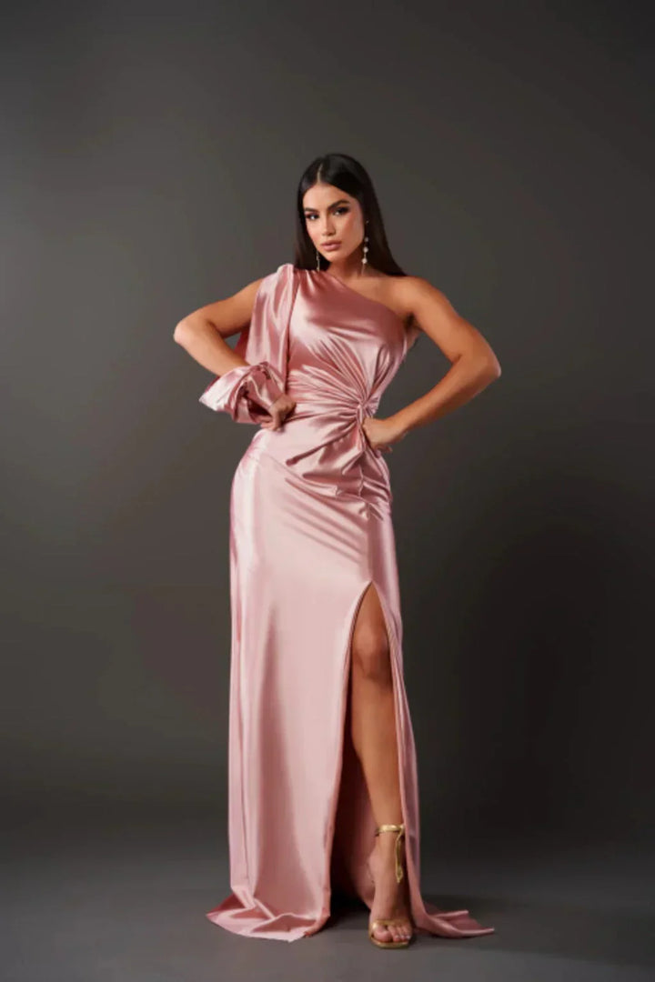 Alisa Elegant Slit Maxi Dress