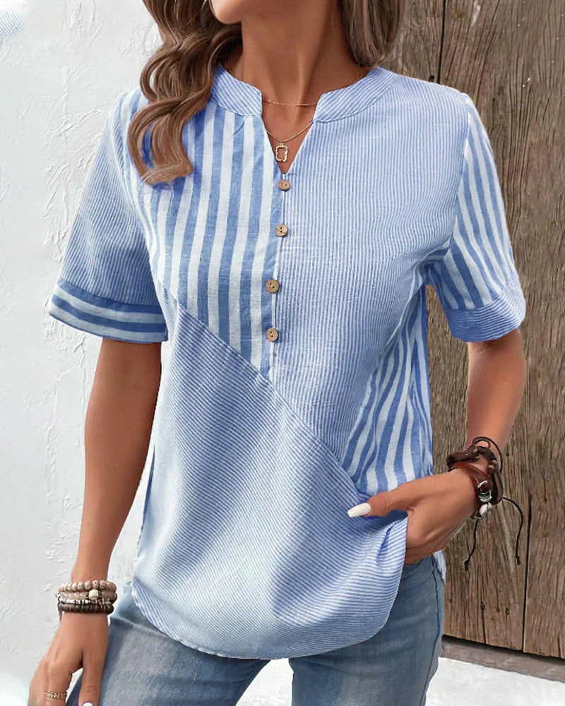 Bianca Blouse With Unique Print