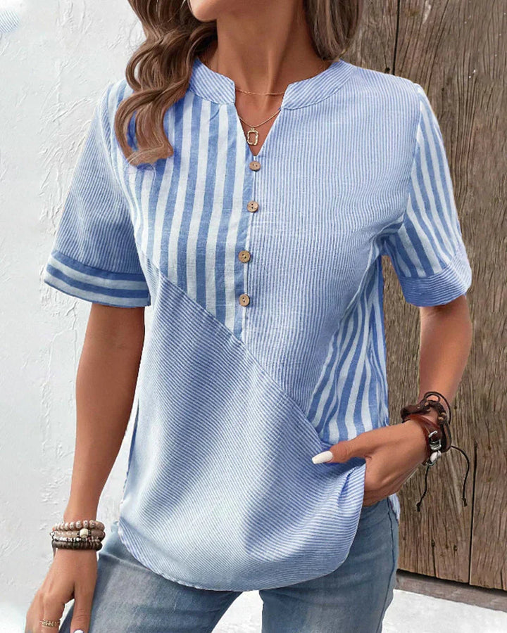 Bianca Blouse With Unique Print