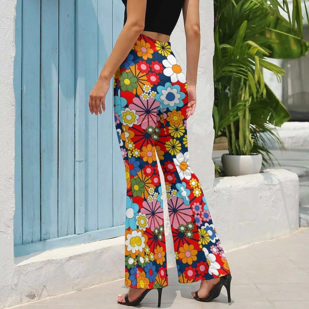 Zaya Lively Floral Flared Pants