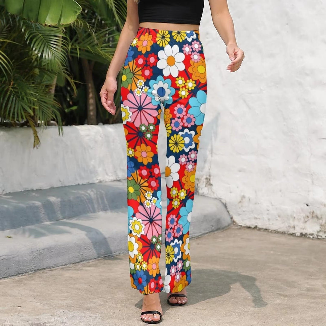 Zaya Lively Floral Flared Pants