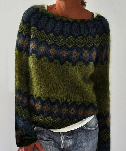 Iza Cozy Fair Isle Sweater