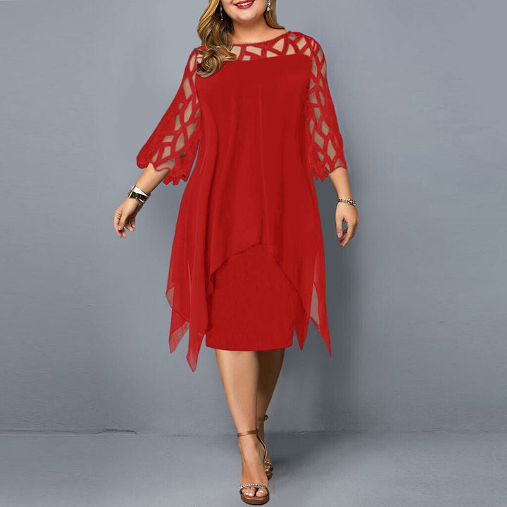 Zoya Elegant Midi Dress