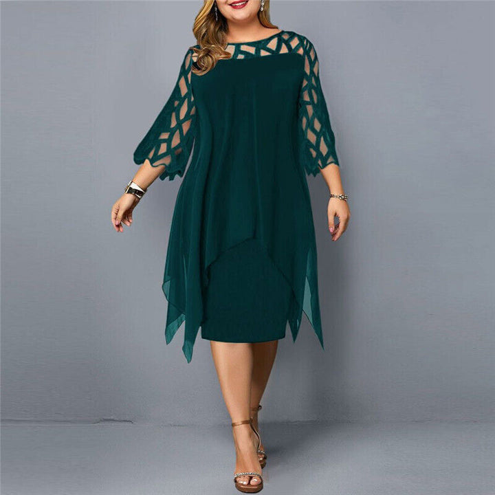 Zoya Elegant Midi Dress