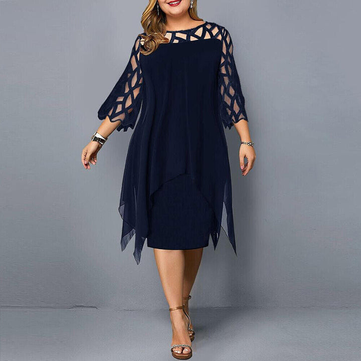 Zoya Elegant Midi Dress