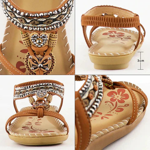 Sicily Sandals with Elastic Band & Soft Platform
