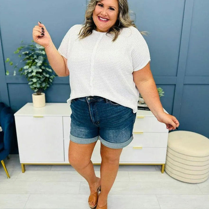 Selina Casual Denim Shorts