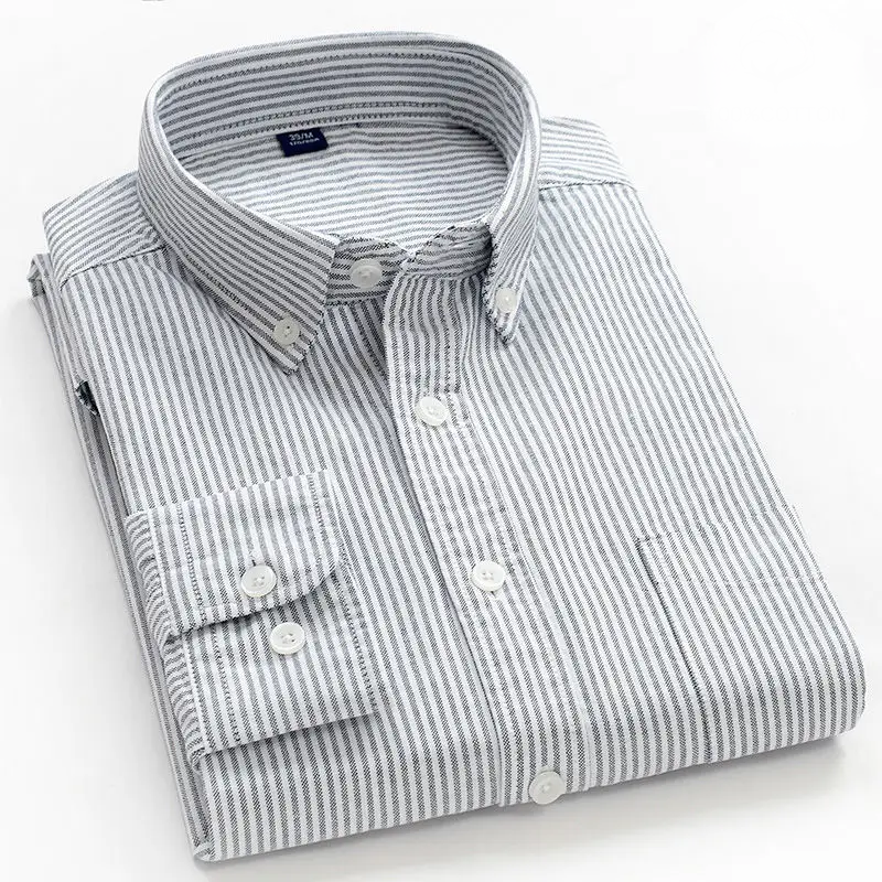 Thomas Striped Button-Down