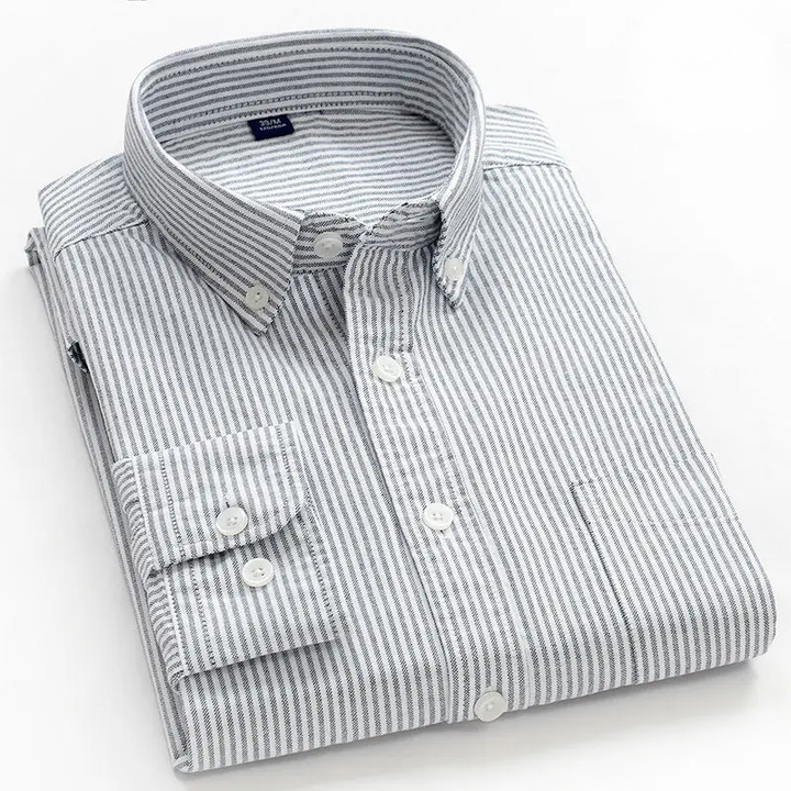 Thomas Striped Button-Down