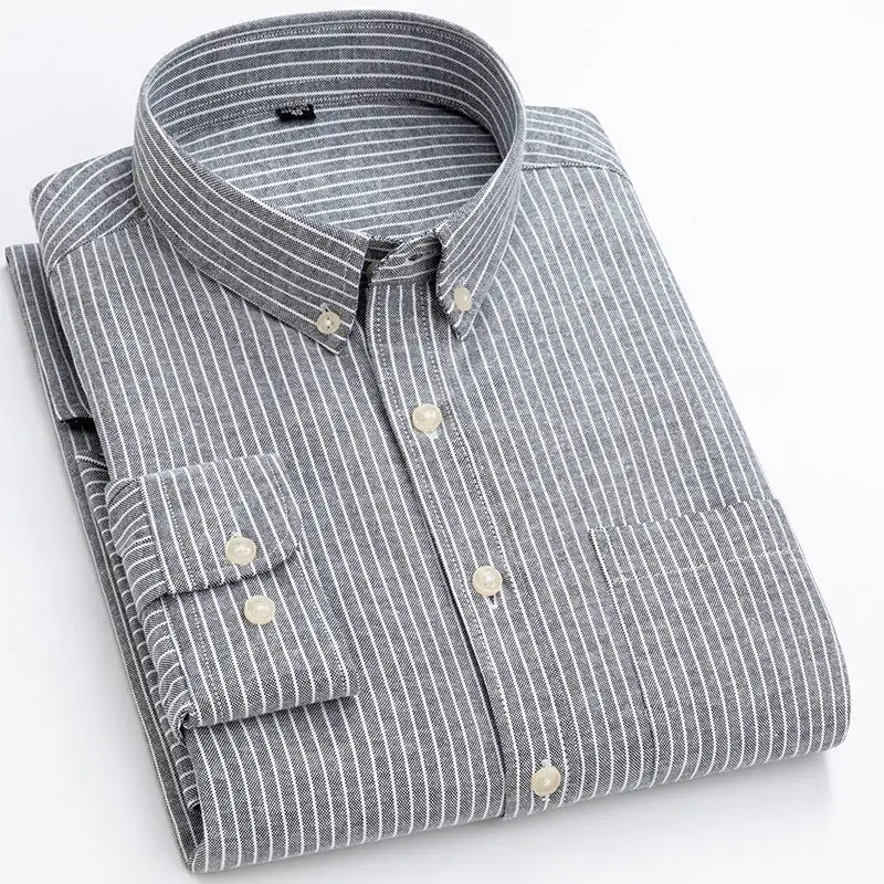 Thomas Striped Button-Down