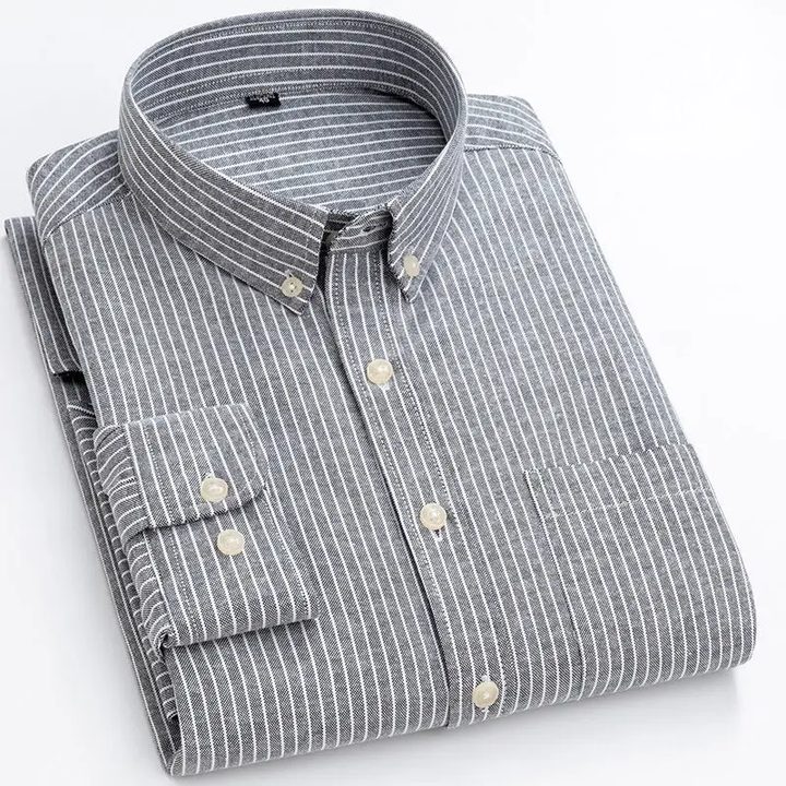 Thomas Striped Button-Down