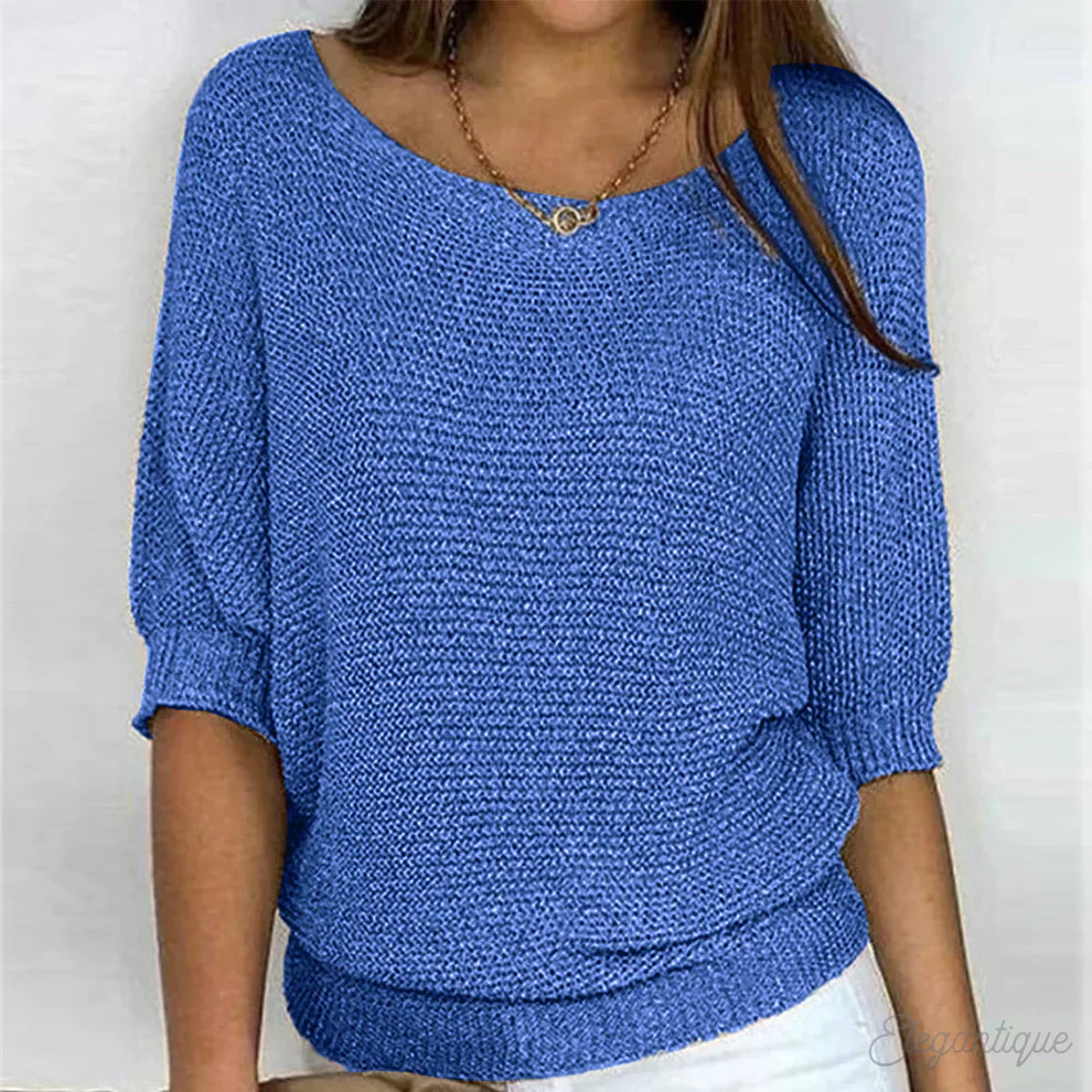 Sara Relaxed Knit Top