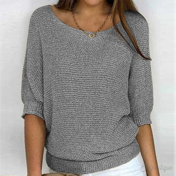 Sara Relaxed Knit Top