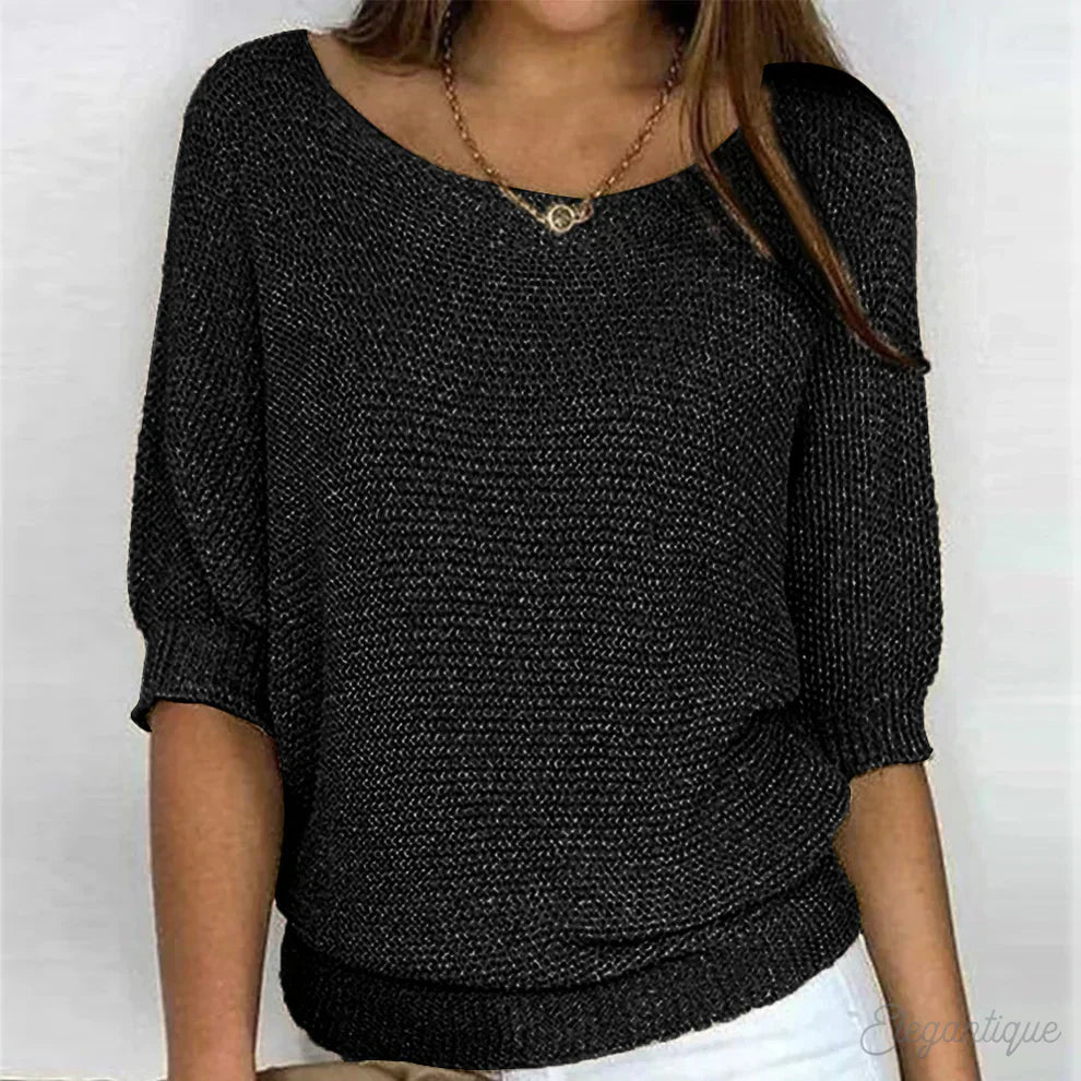 Sara Relaxed Knit Top