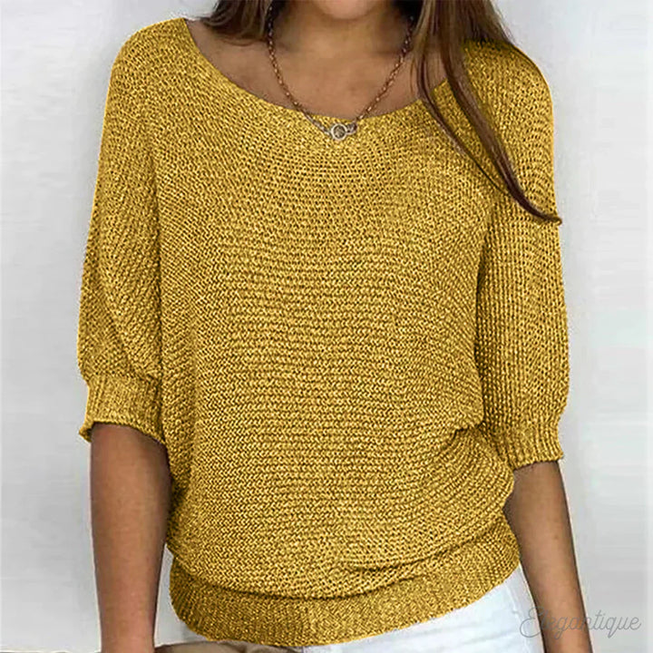 Sara Relaxed Knit Top