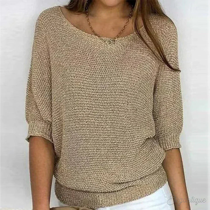 Sara Relaxed Knit Top