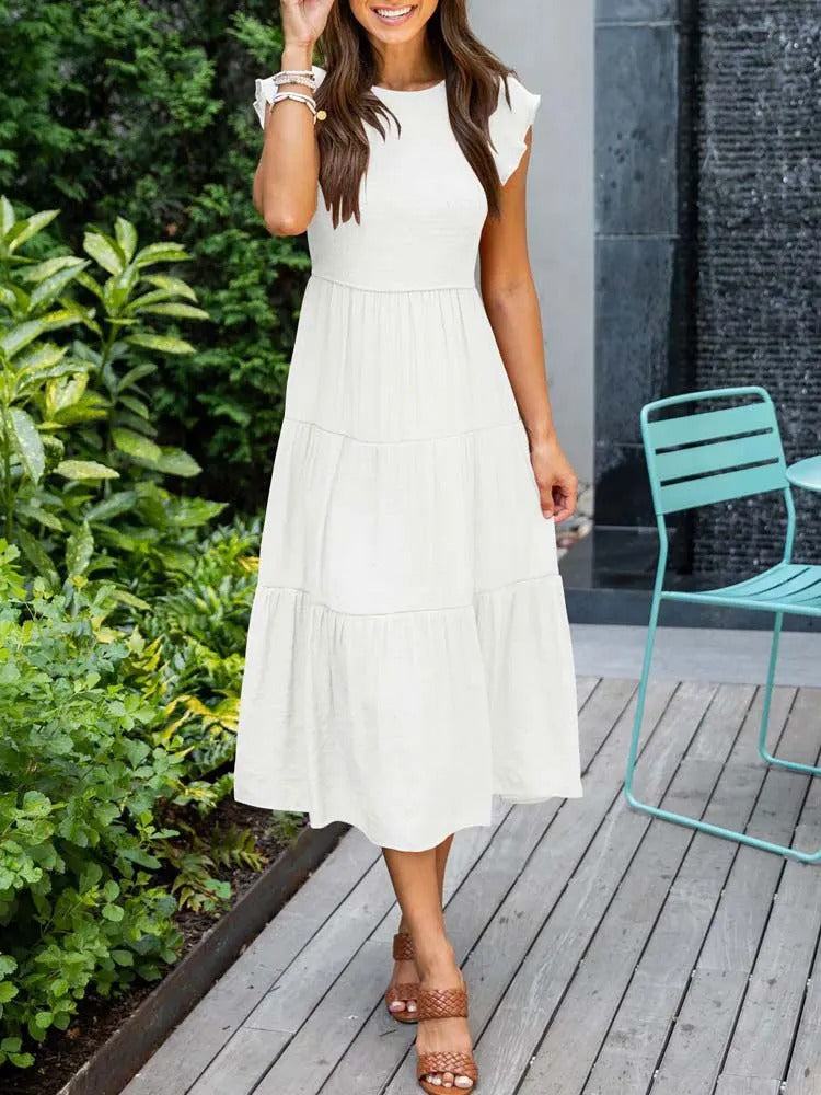 Aruba Elegant Dress with Tummy Coverage