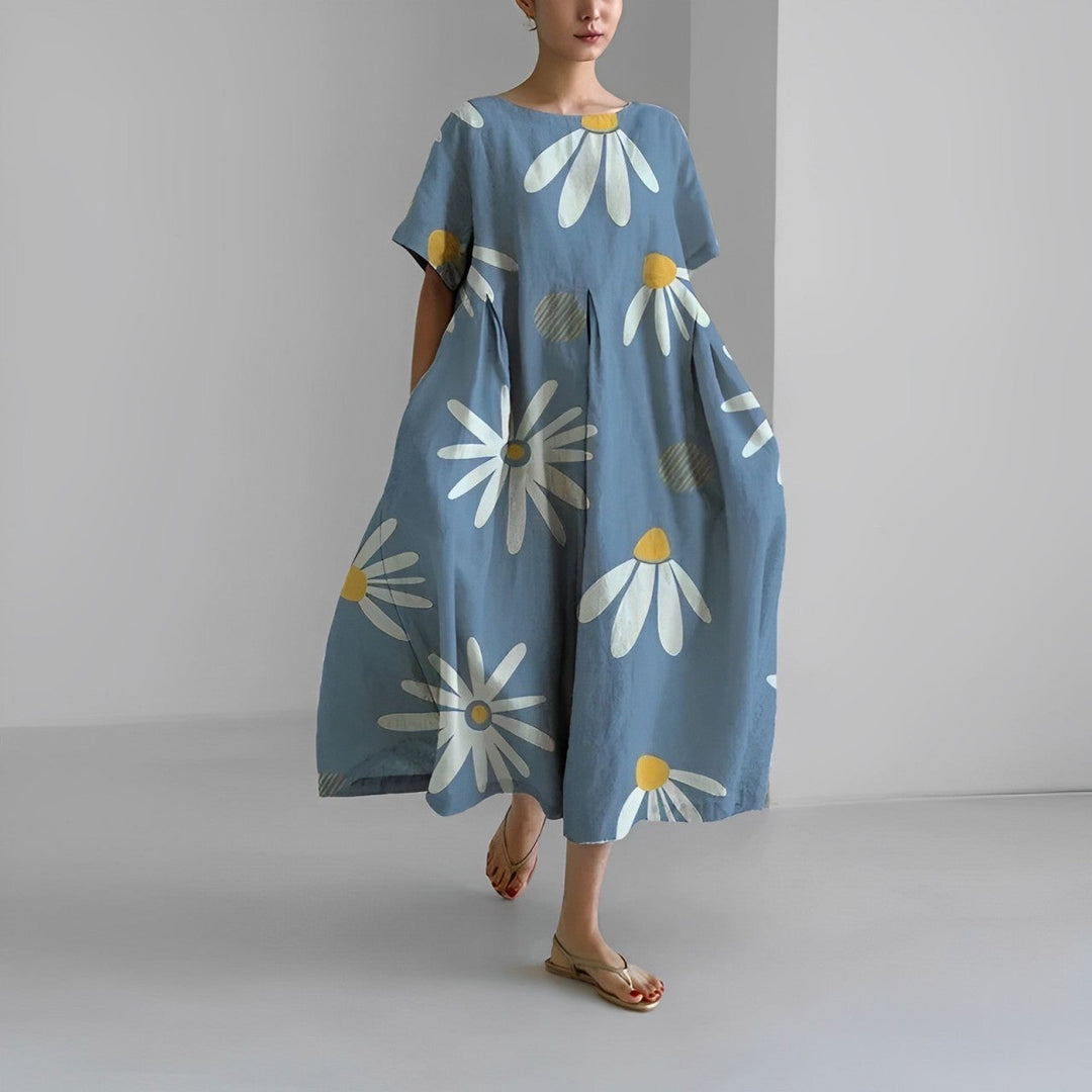 Isabella Bohemian Floral Print Dress