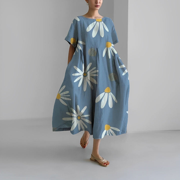 Isabella Bohemian Floral Print Dress