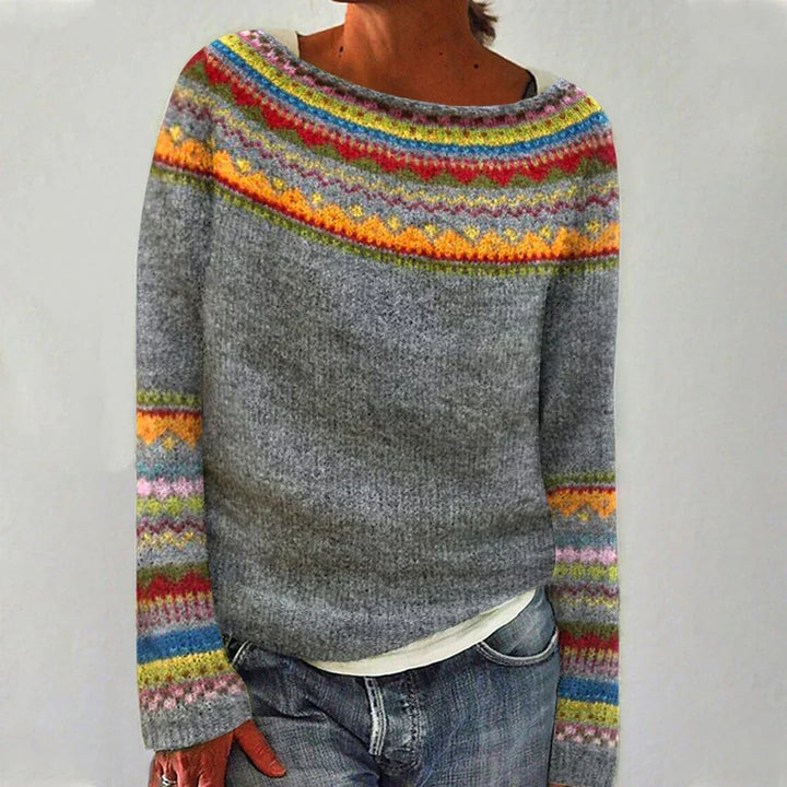Iza Cozy Fair Isle Sweater